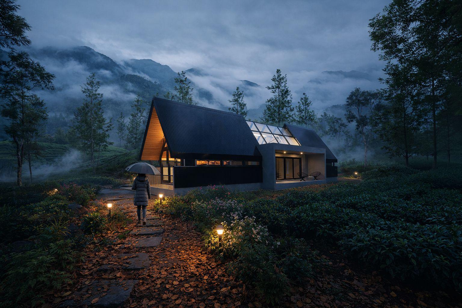 Cinematic Architectural Visualisation of a Premium Highland Villa hero image