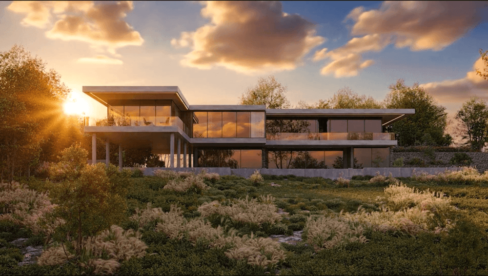The Hillside Villa | Luxury 3D Visualisation